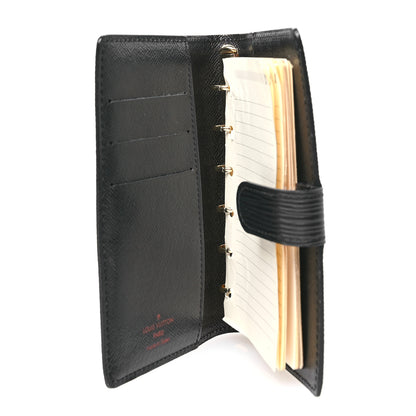 Louis Vuitton Epi Small Ring Agenda Black 5 of 7