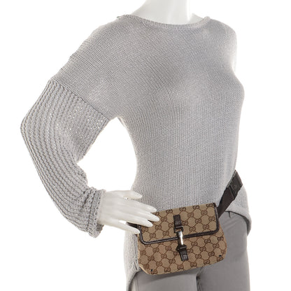Gucci GG Monogram Flight Belt Bag Dark Brown 2 of 8