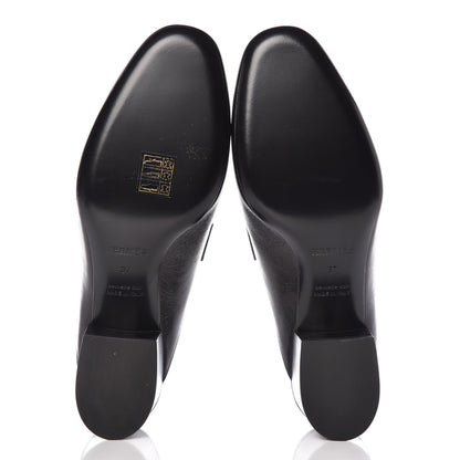 Hermes Goatskin Paradis Mules 37 Black 5 of 10
