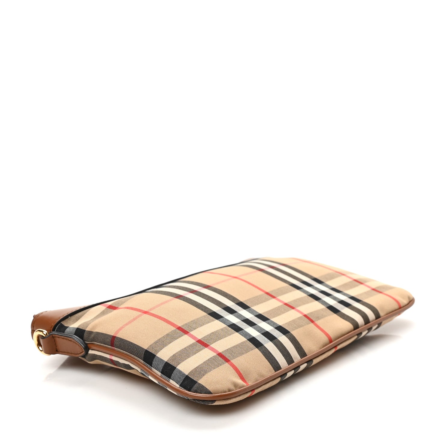 Horseferry Check Peyton Crossbody Clutch Bag Brown