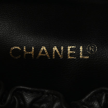 Chanel Lambskin Vanity Cosmetic Bag Black 6 of 10