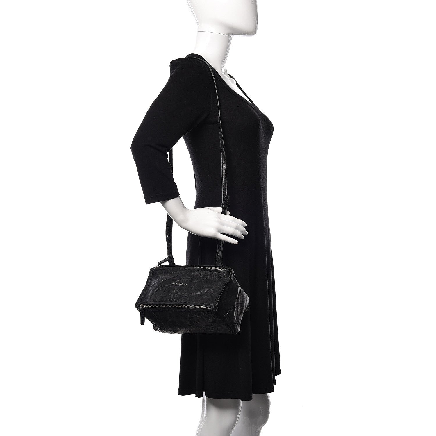 Givenchy Tumbled Sheepskin Mini Pandora Black 2 of 11