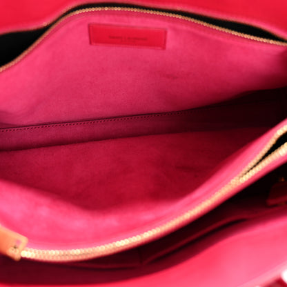 Saint Laurent Calfskin Small Sac De Jour Lipstick Fuchsia 5 of 13