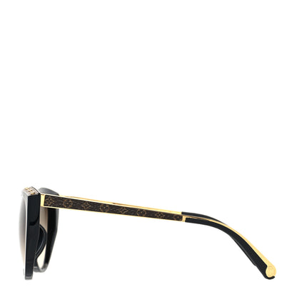 Louis Vuitton Acetate Monogram La Boum Sunglasses Z1147E Black 3 of 7