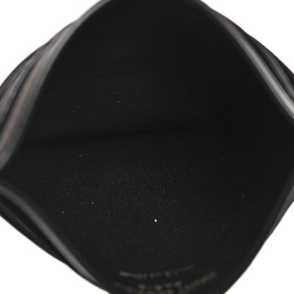Saint Laurent Calfskin Monogram Credit Card Case Black 5 of 7