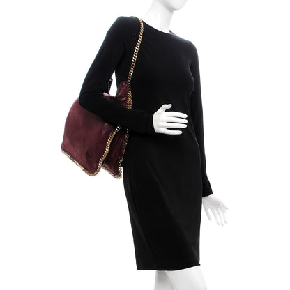 Stella McCartney Shaggy Deer Falabella Hobo Tote Plum 2 of 7