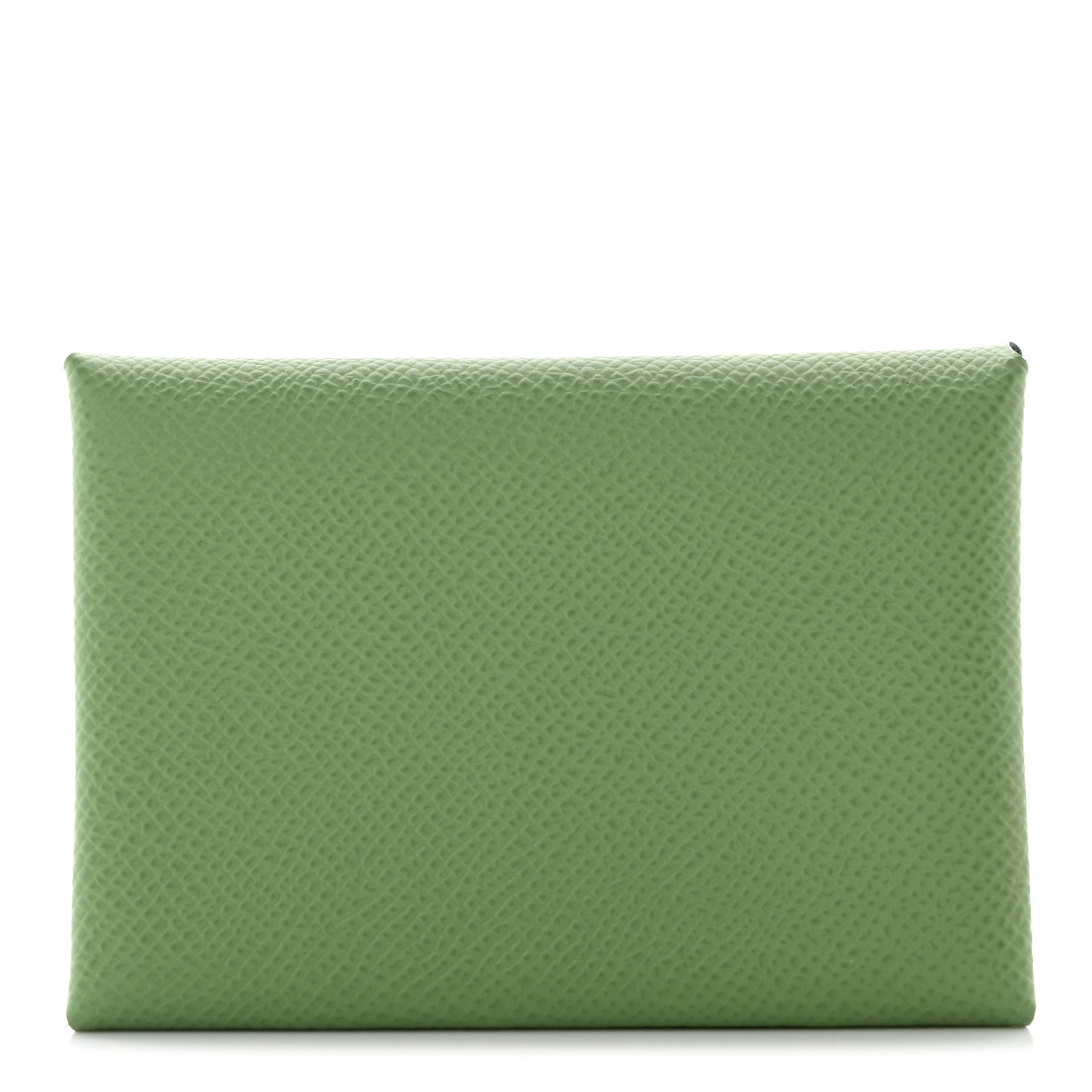 Hermes Epsom Calvi Duo Card Case Vert Criquet 1 of 9