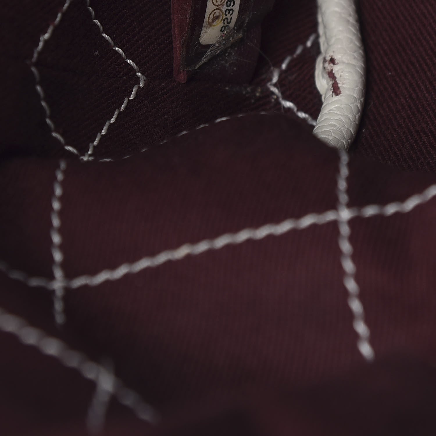 Chanel Grained Calfskin Shopping Fever Tote White 8 of 16