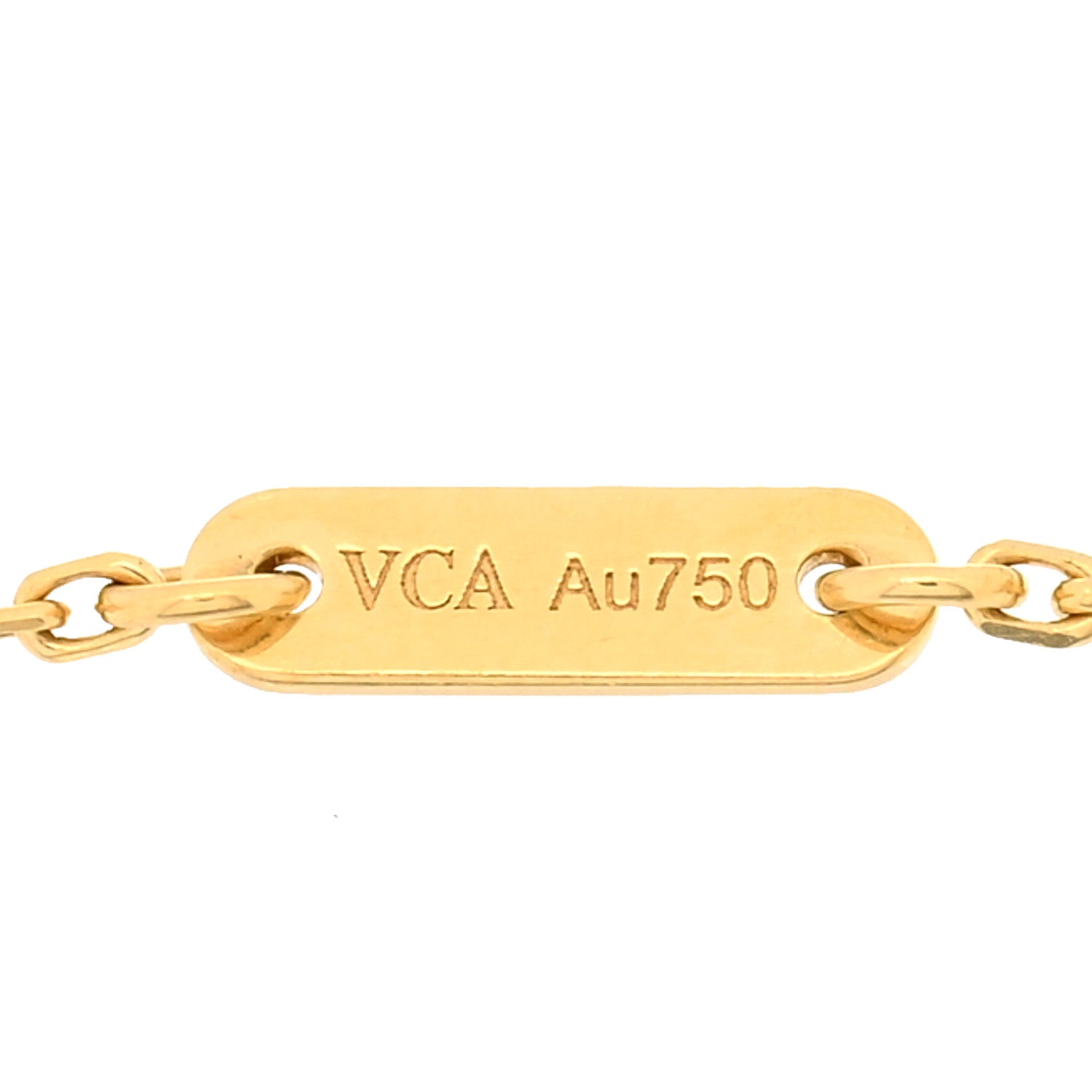 Van Cleef & Arpels 18K Yellow Gold Emerald Mini Frivole Bracelet 4 of 5