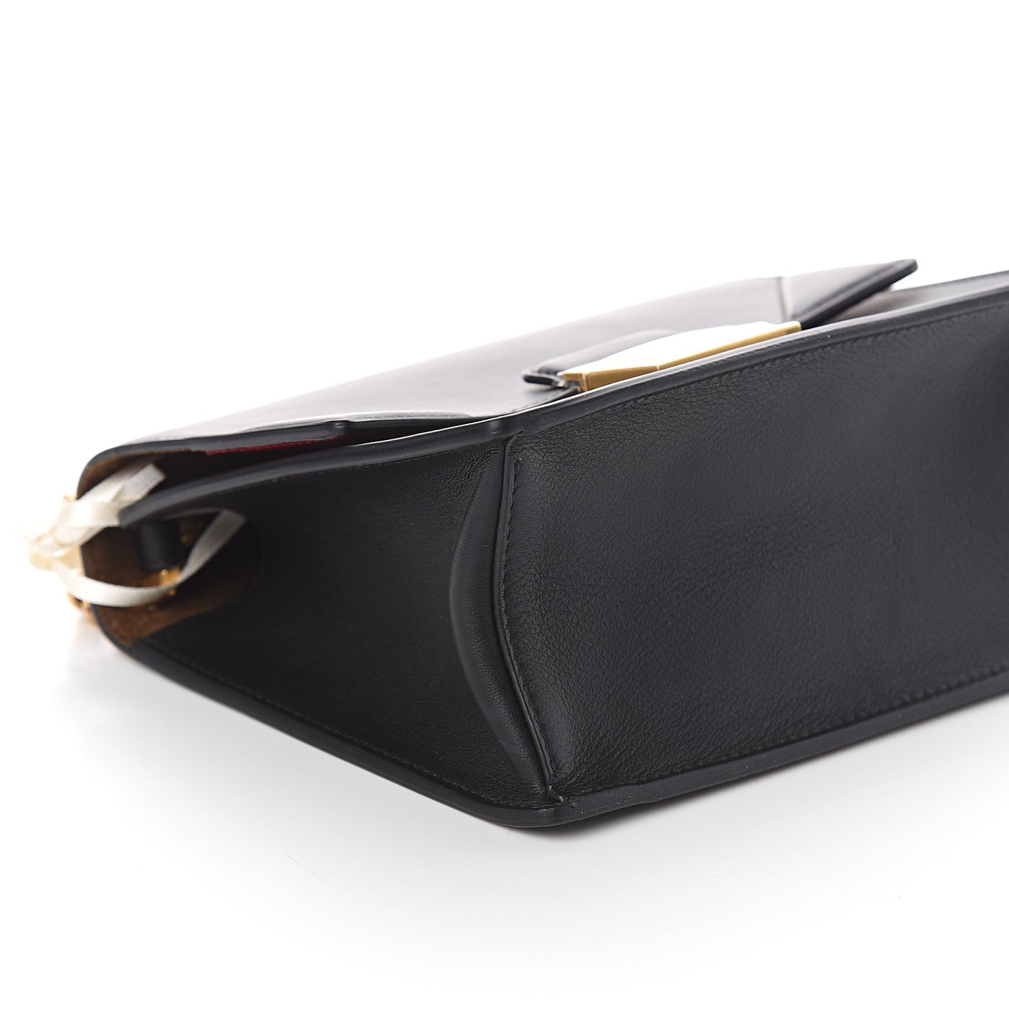 Vitello Grace Matte Small Kan U Shoulder Bag Black