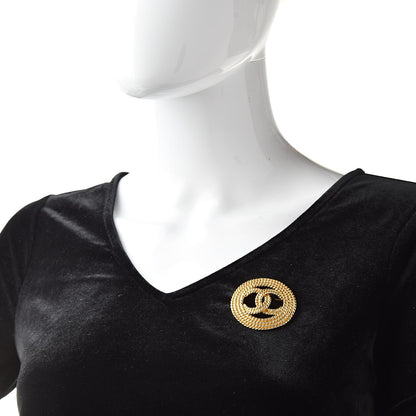 Chanel Rope CC Brooch Gold 2 of 6