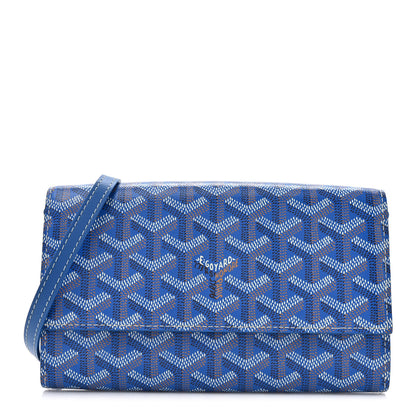 Goyard Goyardine Varenne Continental Wallet Sky Blue 1 of 10