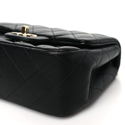 Chanel Lambskin Quilted Mini Square Flap Black 11 of 11
