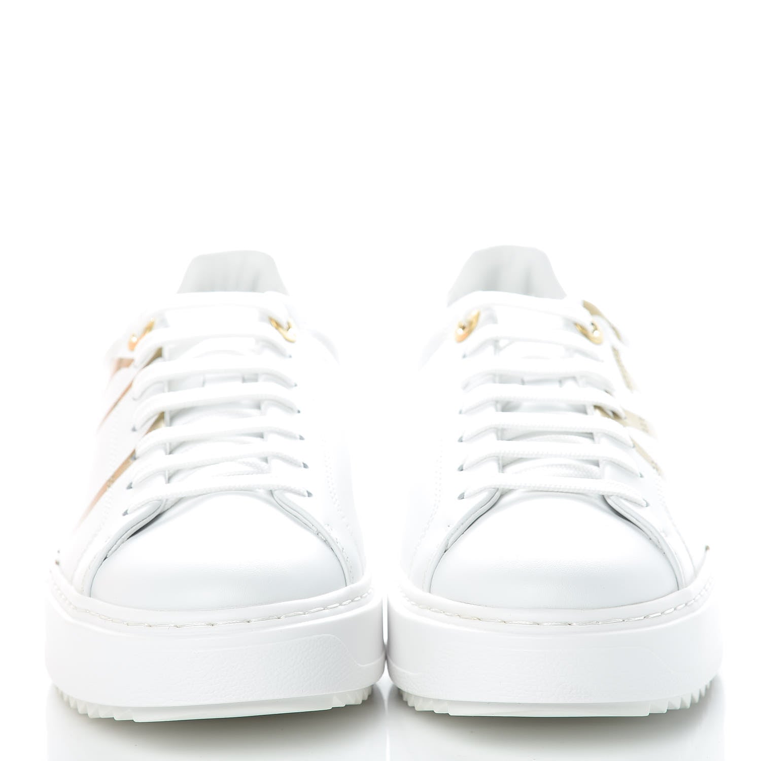 Louis Vuitton Calfskin Time Out Sneakers 39 Or 2 of 9
