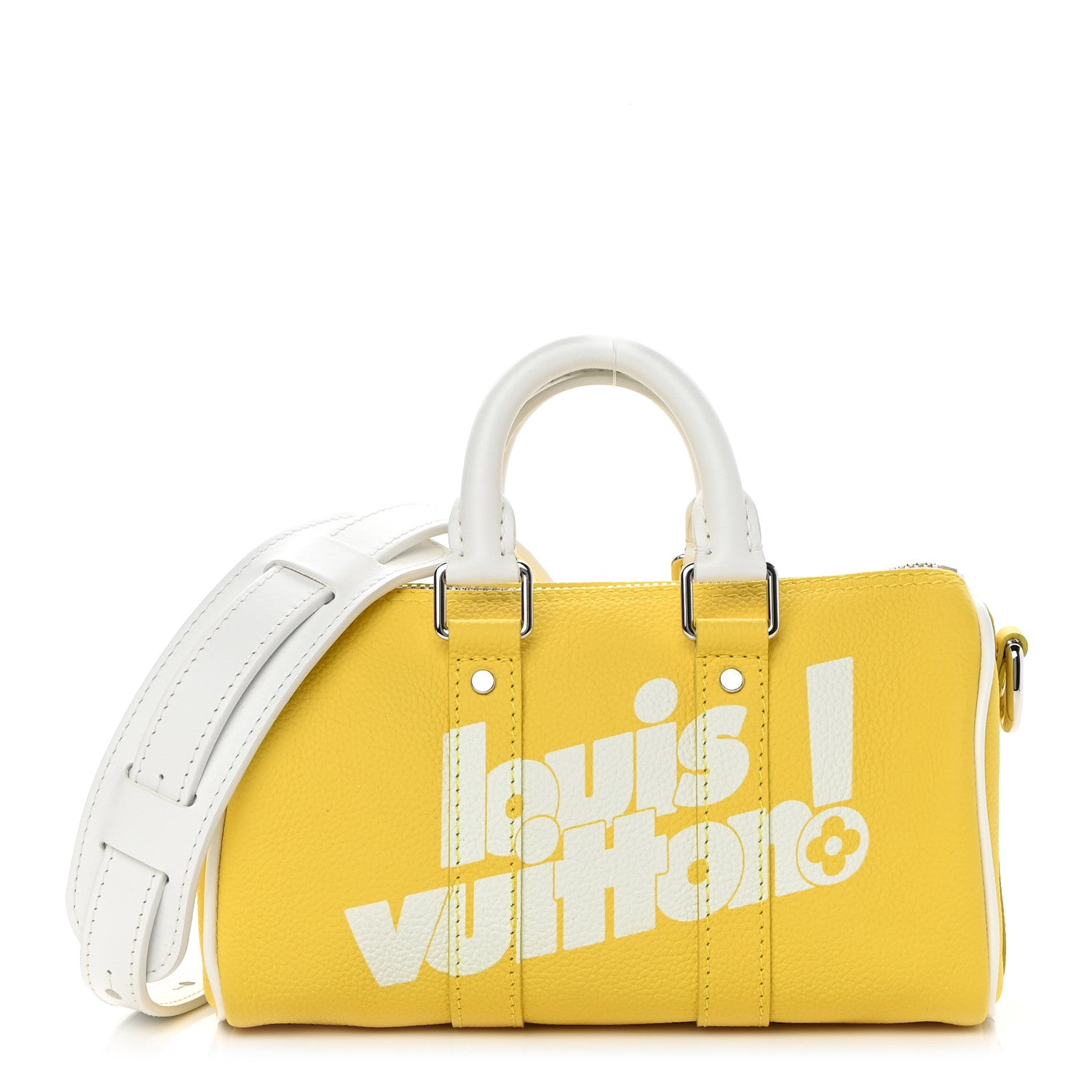 Louis Vuitton Taurillon Everyday LV Keepall XS Yellow 2 of 10