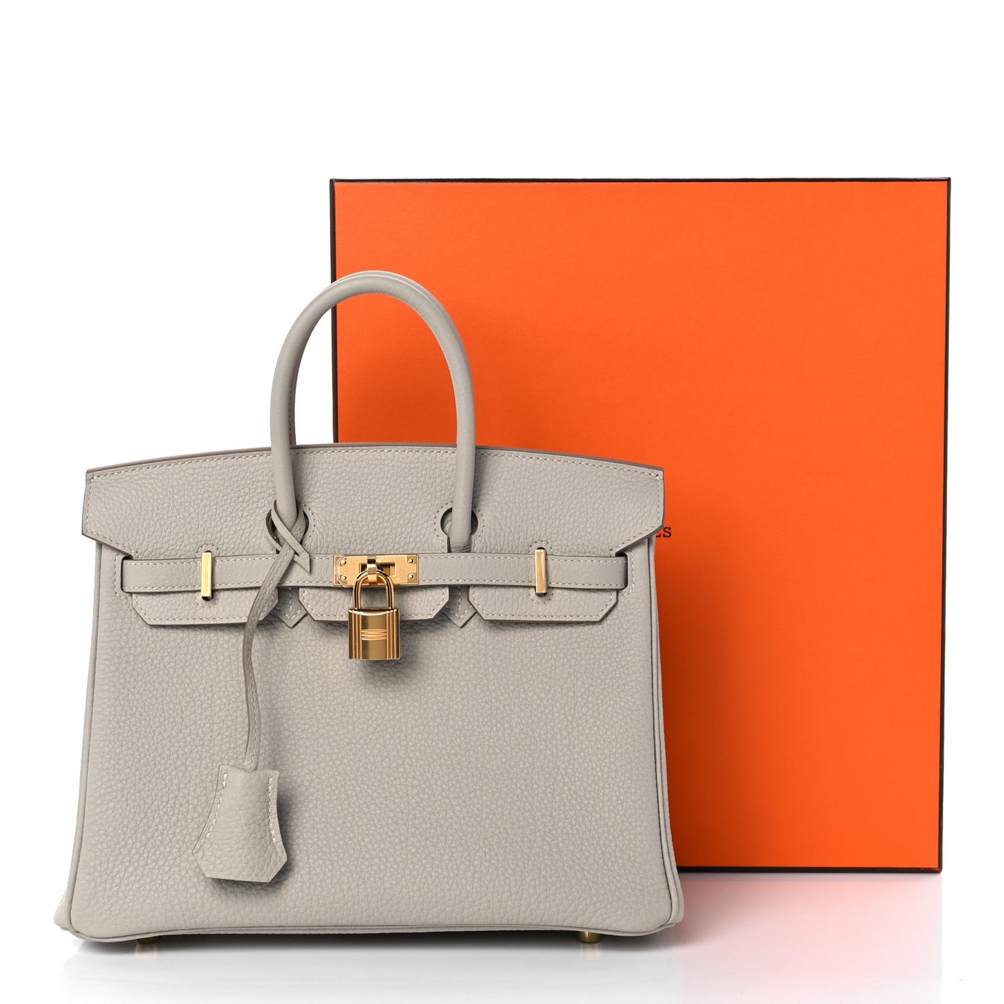 Togo Birkin 25 Gris Perle