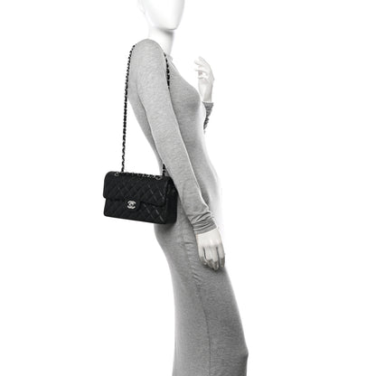 Chanel Caviar Quilted Small Double Flap Black 2 of 10
