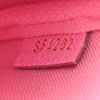 Louis Vuitton Monogram 2022 Christmas Animation Paris Mini Pochette Accessories Pink 6 of 9