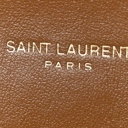 Saint Laurent Calfskin Y Quilted Monogram Medium Loulou Chain Satchel Dark Natural 11 of 11