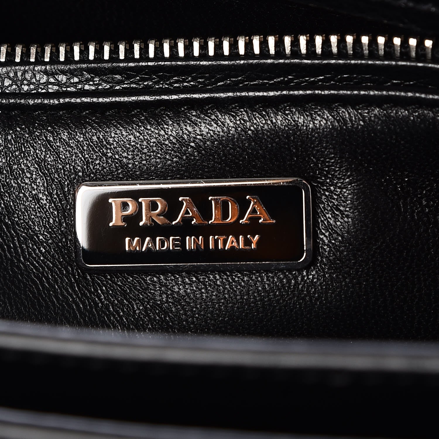 Prada Glace Calfskin Arcade Crossbody Bag Black 7 of 8