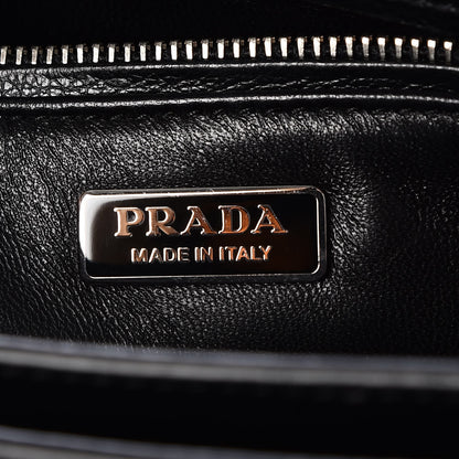 Prada Glace Calfskin Arcade Crossbody Bag Black 7 of 8