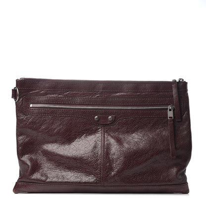 Balenciaga Agneau Arena Classic Hardware Large Clip Acajou Fonce 1 of 5