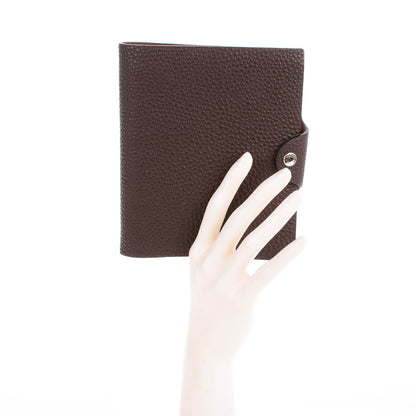 Hermes Togo Ulysse PM Notebook Cover Chocolate 2 of 8
