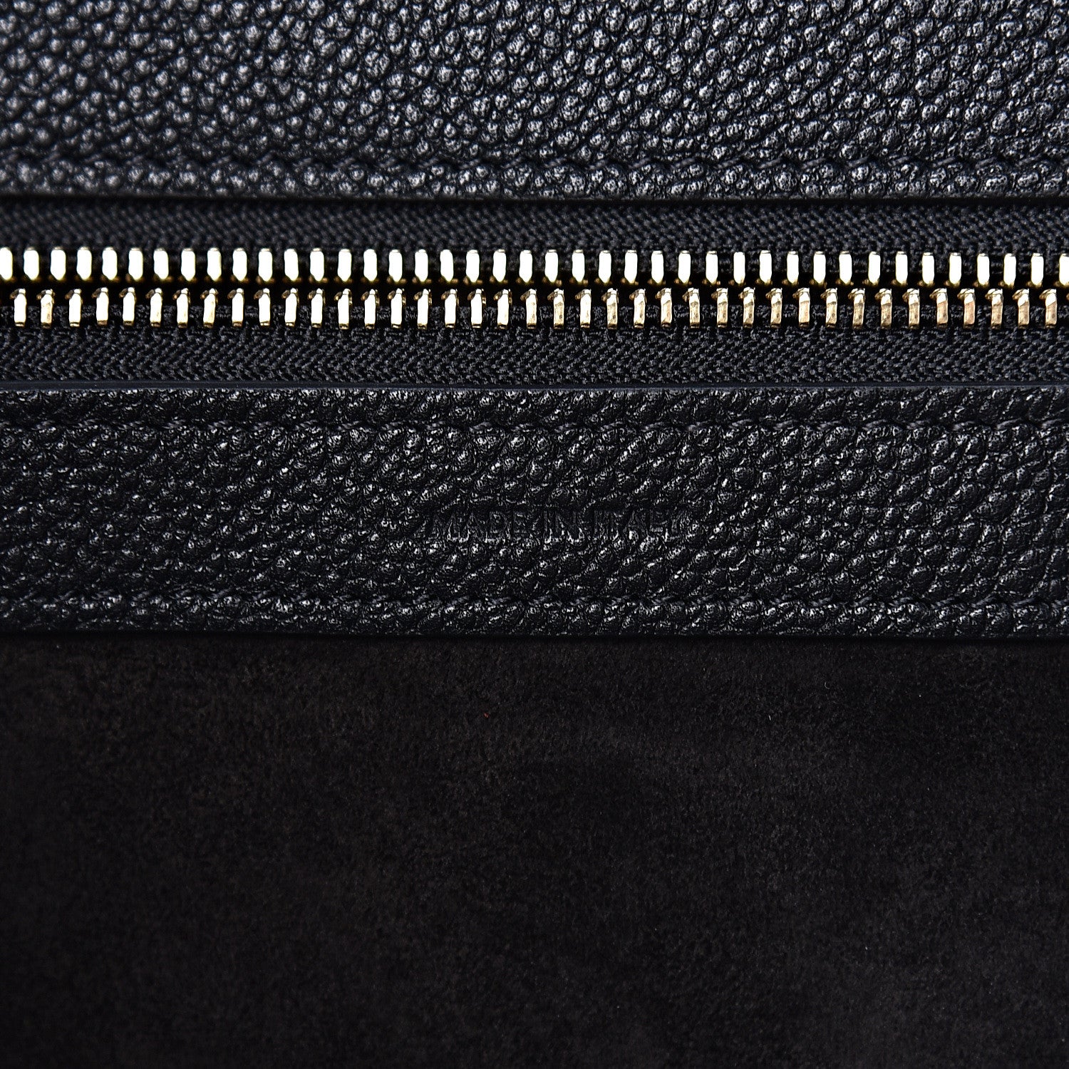 Celine Soft Grained Calfskin Small Belt Cabas Phantom Black 6 of 10