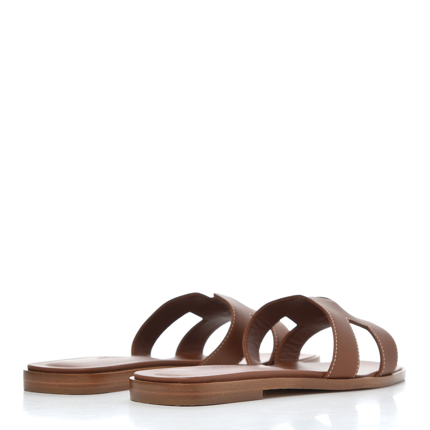 Box Calfskin Oran Sandals 36.5 Gold