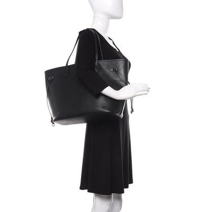 Louis Vuitton Epi Neverfull MM Black 2 of 26