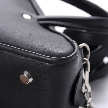 Balenciaga Calfskin S Triangle Duffle Black 10 of 12