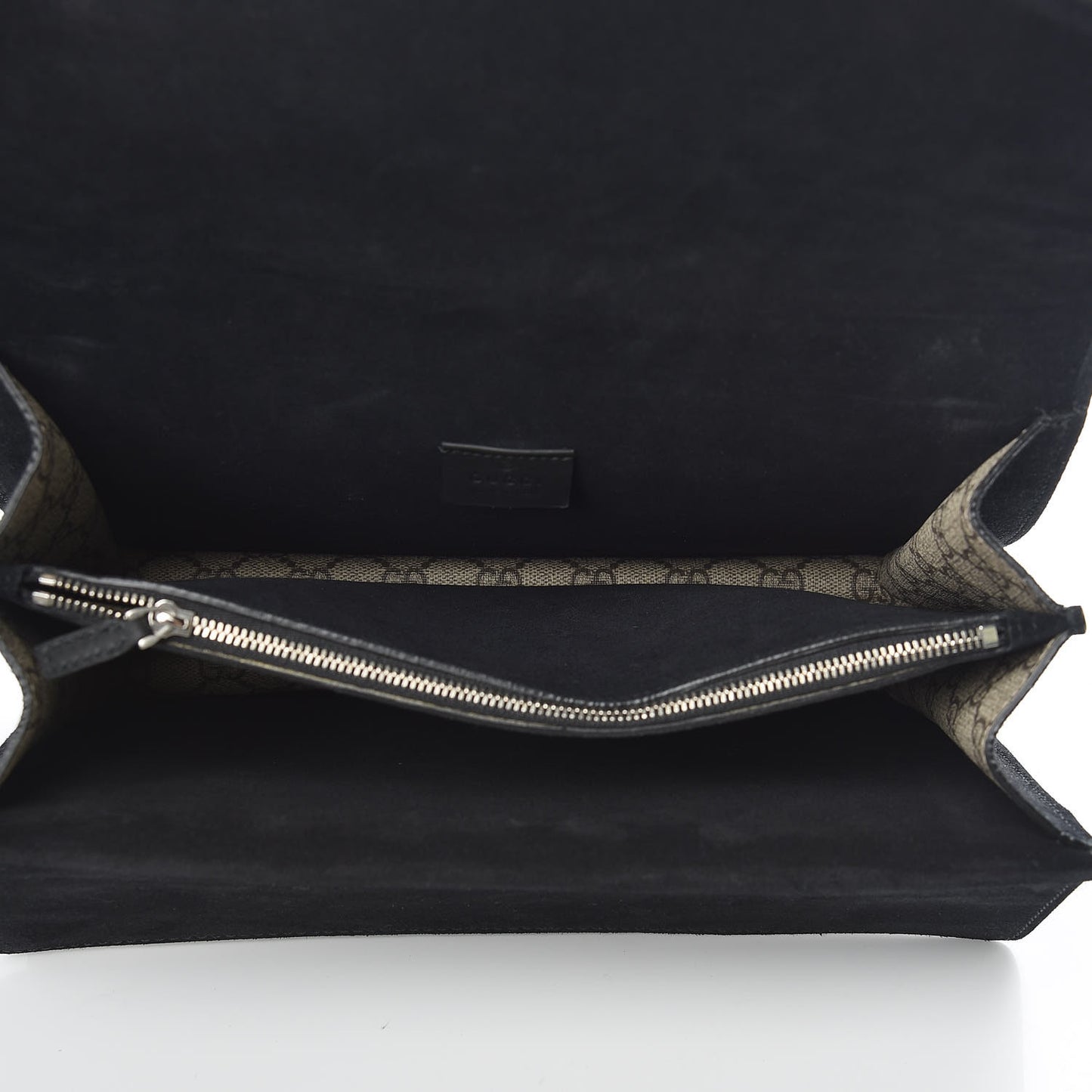 GG Supreme Monogram Medium Dionysus Shoulder Bag Black