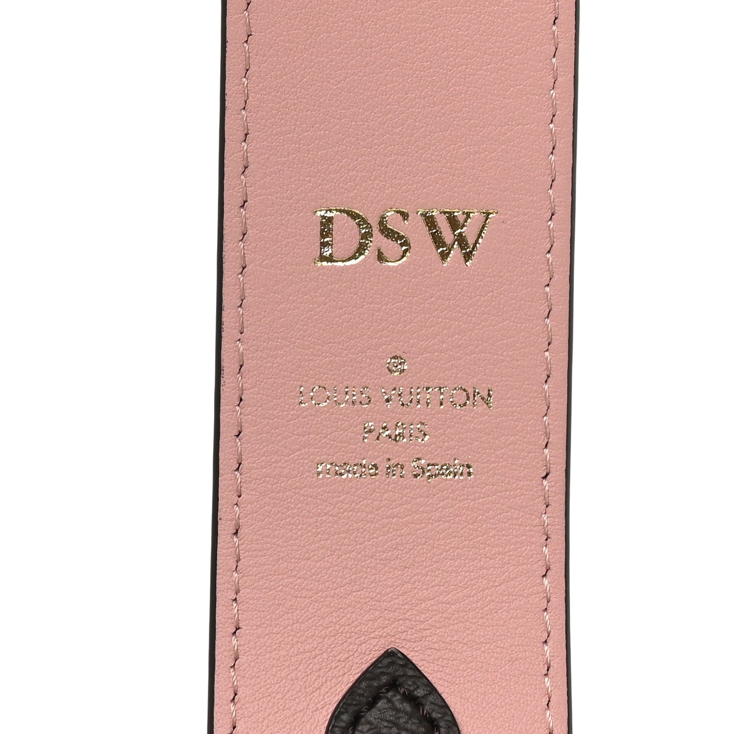 Monogram Bandouliere Shoulder Strap  Rose Ballerine