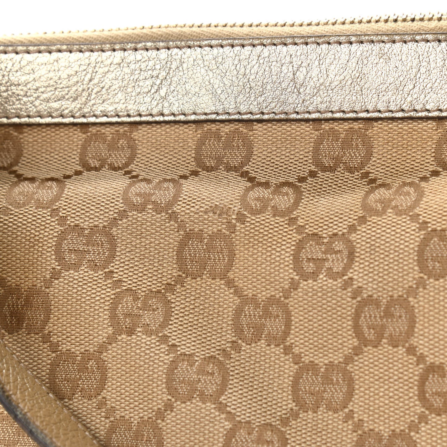 Monogram Medium Abbey Tote Gold