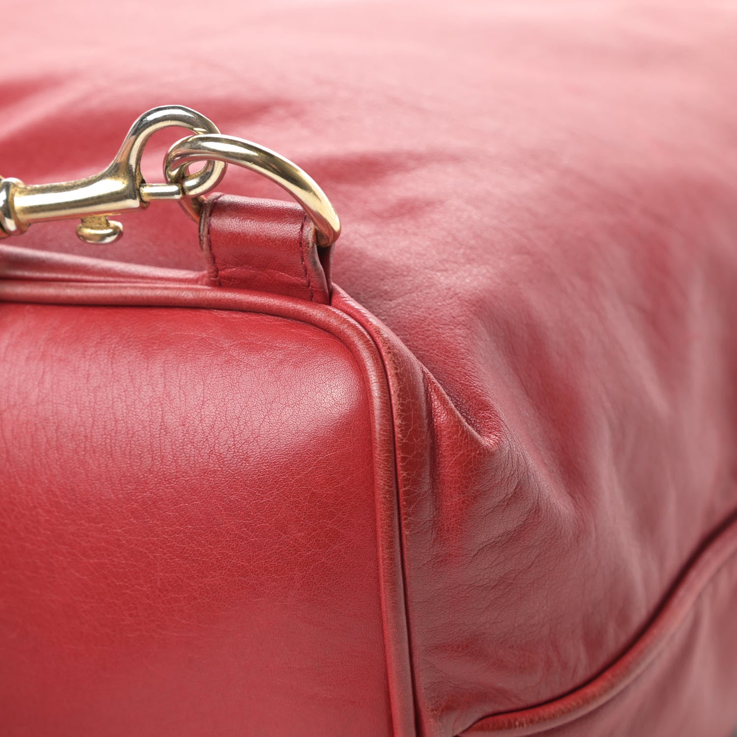Chanel Lambskin CC Drawstring Backpack Red 12 of 18