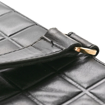 Chanel Lambskin Quilted Chocolate Bar Large Tote Black 11 of 17