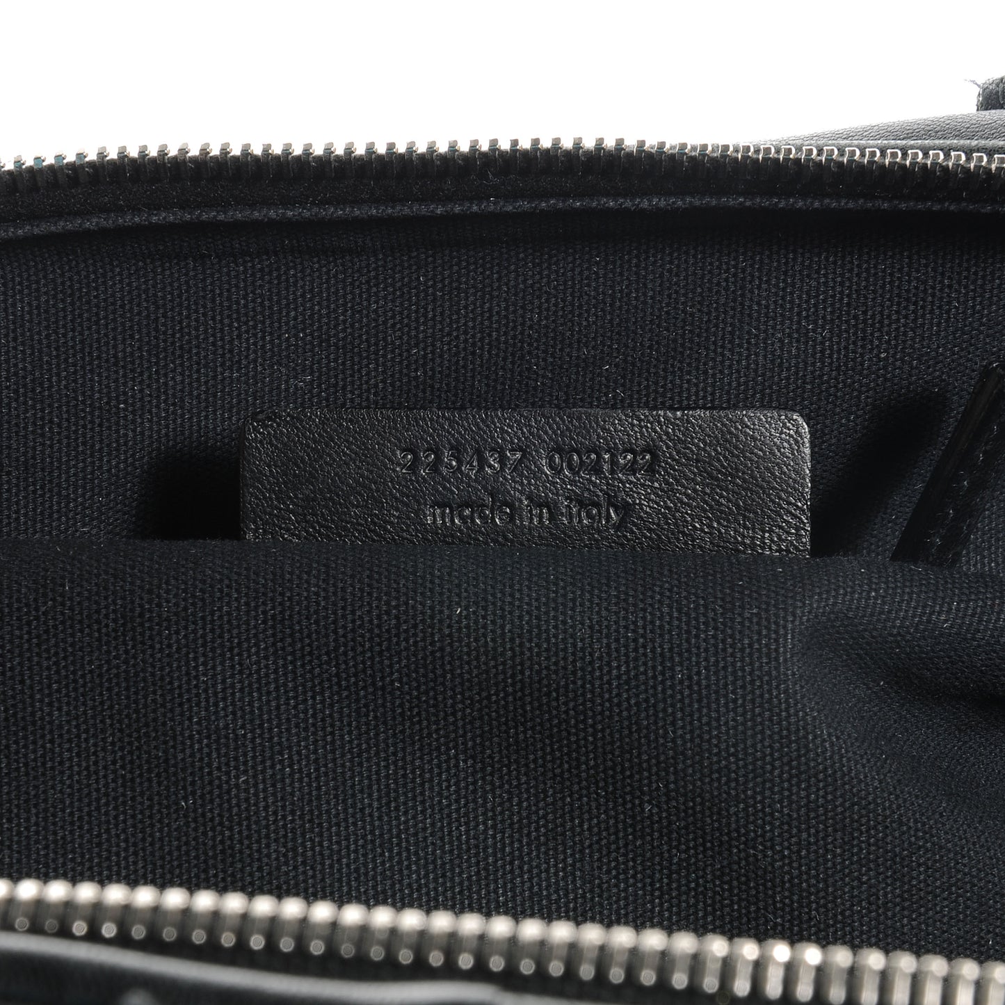 Coated Lambskin Easy Y Rock Zip Tote Black
