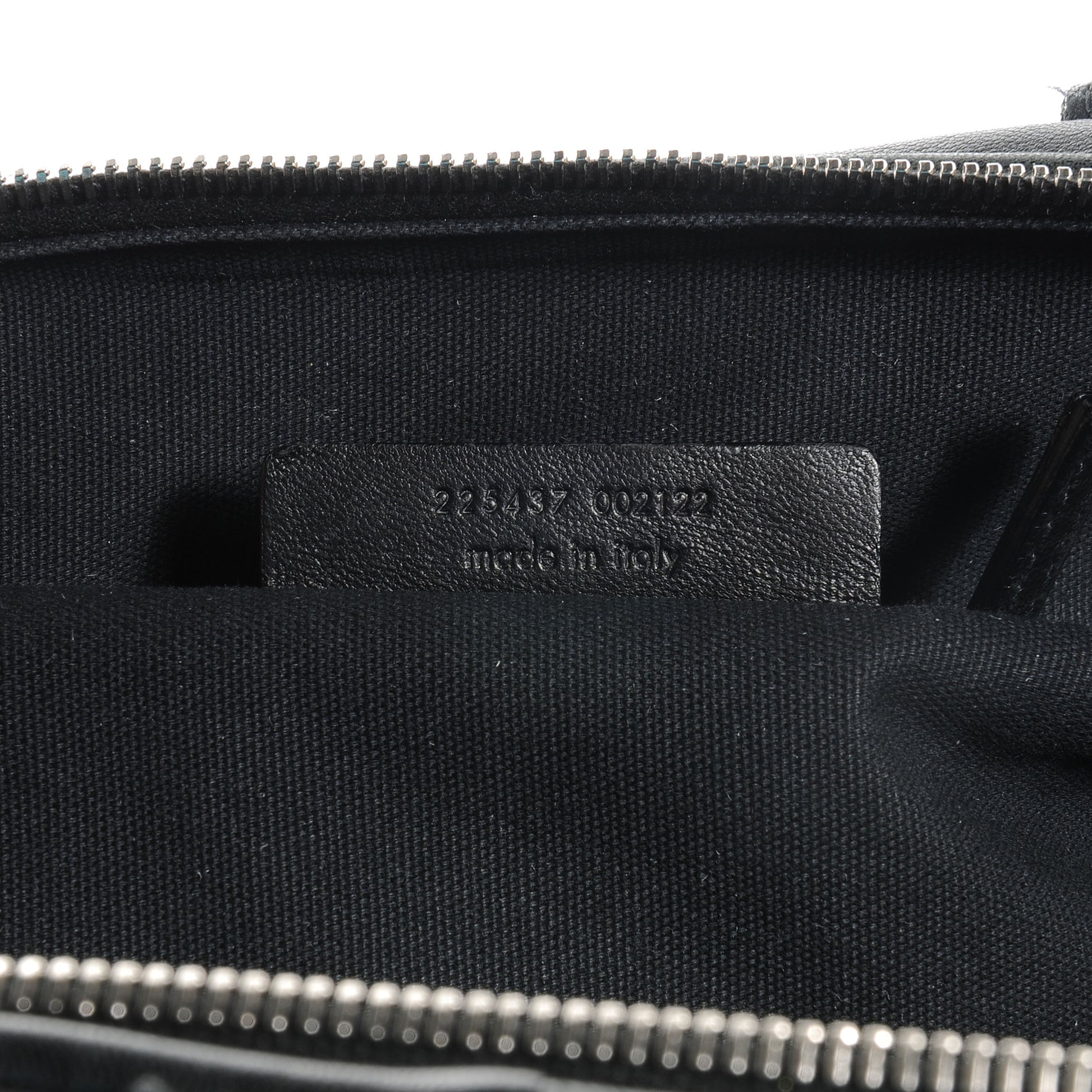 Saint Laurent Coated Lambskin Easy Y Rock Zip Tote Black 7 of 10