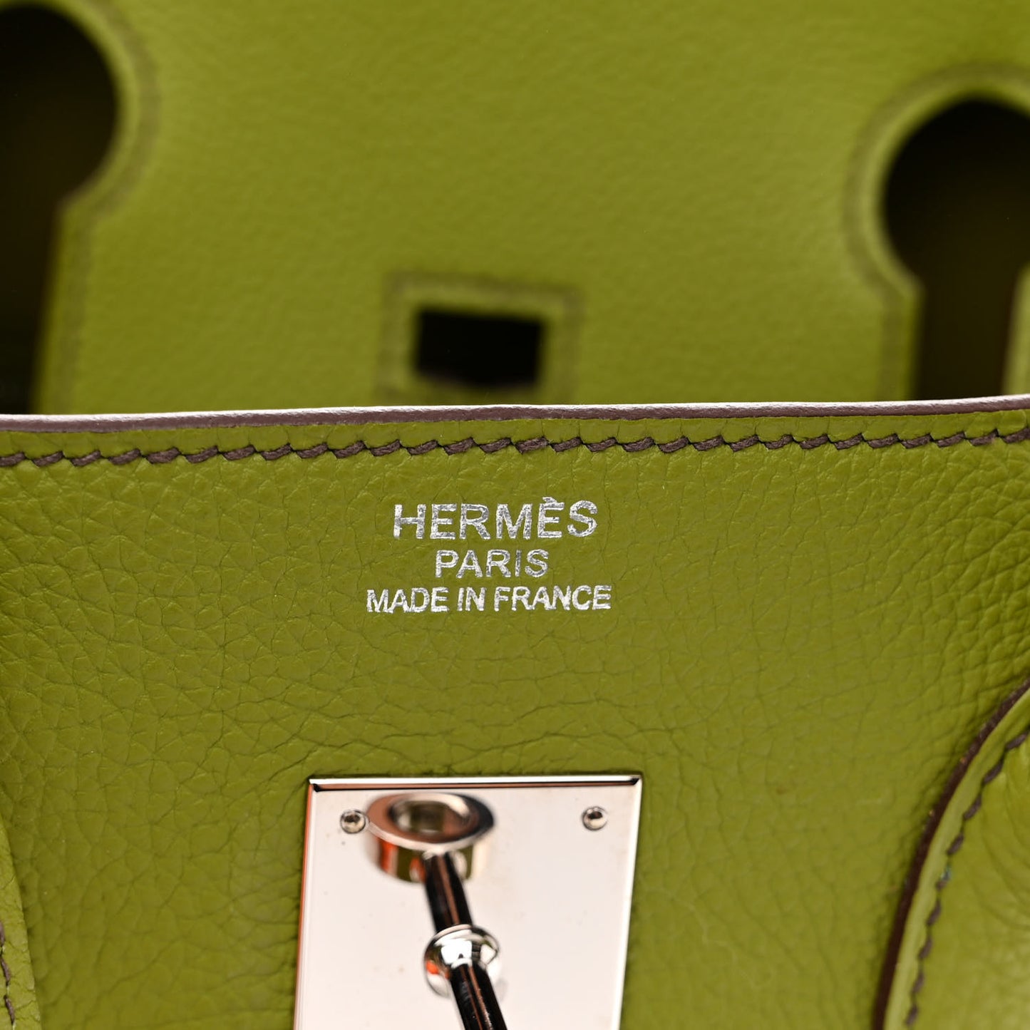 Togo Birkin 35 Vert Anis