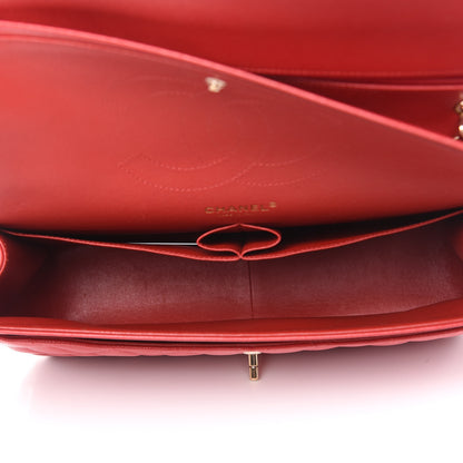 Chanel Caviar Quilted Jumbo Double Flap Red 5 of 20