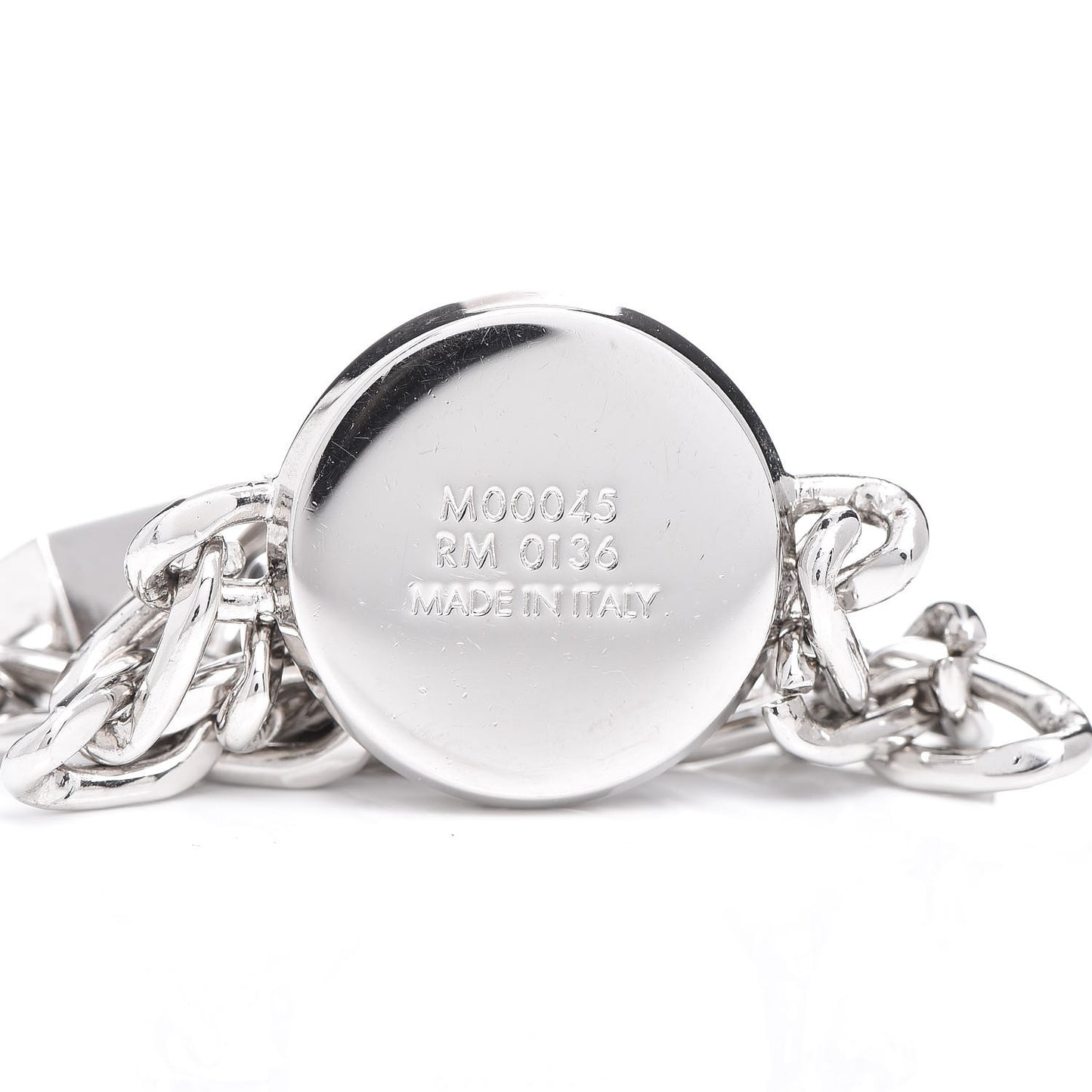 LV Charm Bracelet Silver