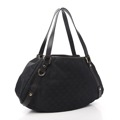 Gucci Monogram Medium Abbey Shoulder Bag Black 2 of 10