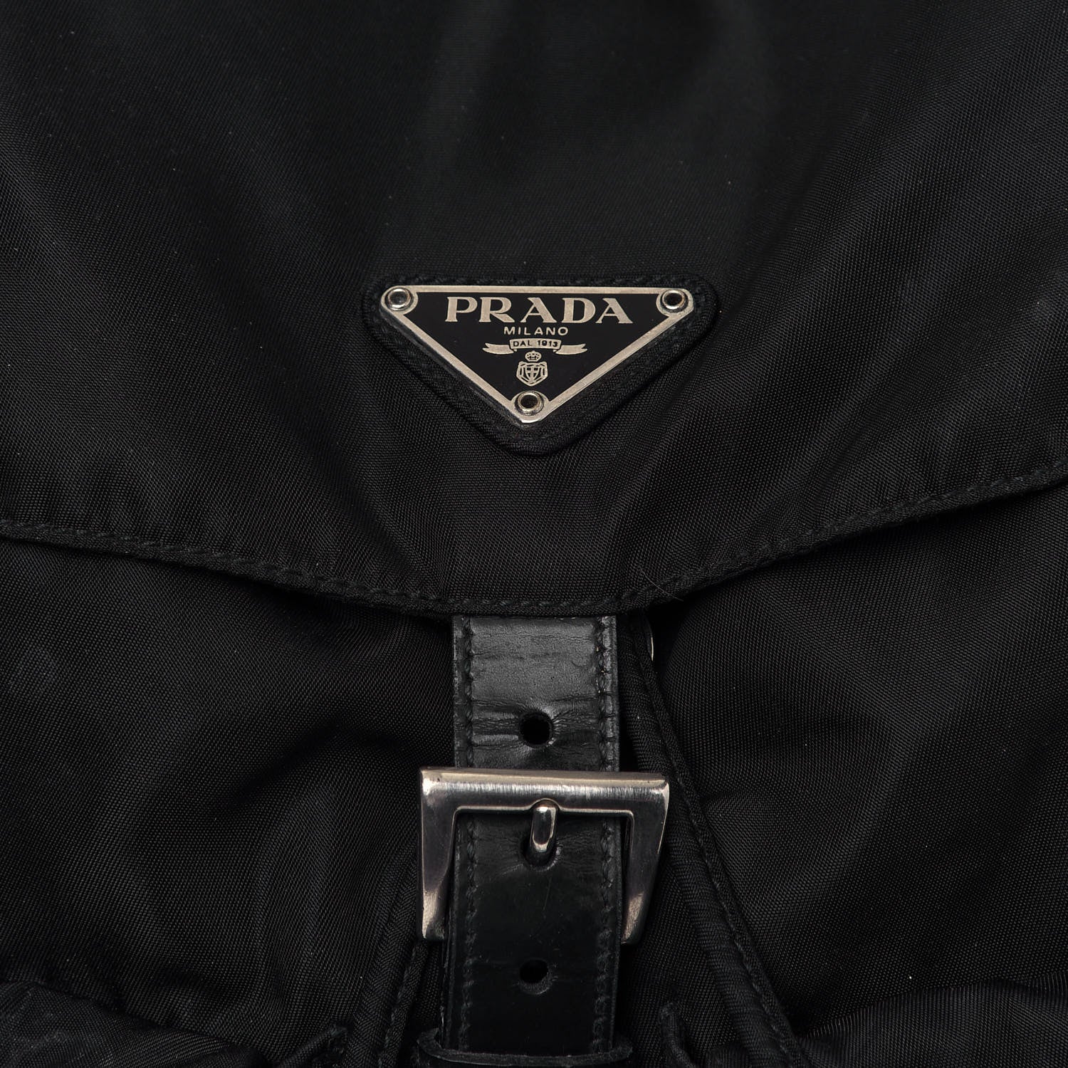 Prada Nylon Vela Medium Backpack Black 7 of 15