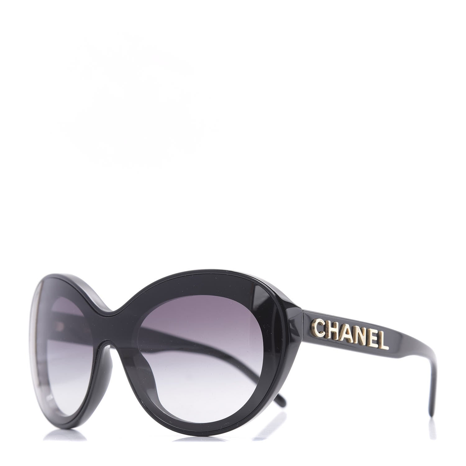 Chanel Shield Sunglasses 71281 Black 1 of 8