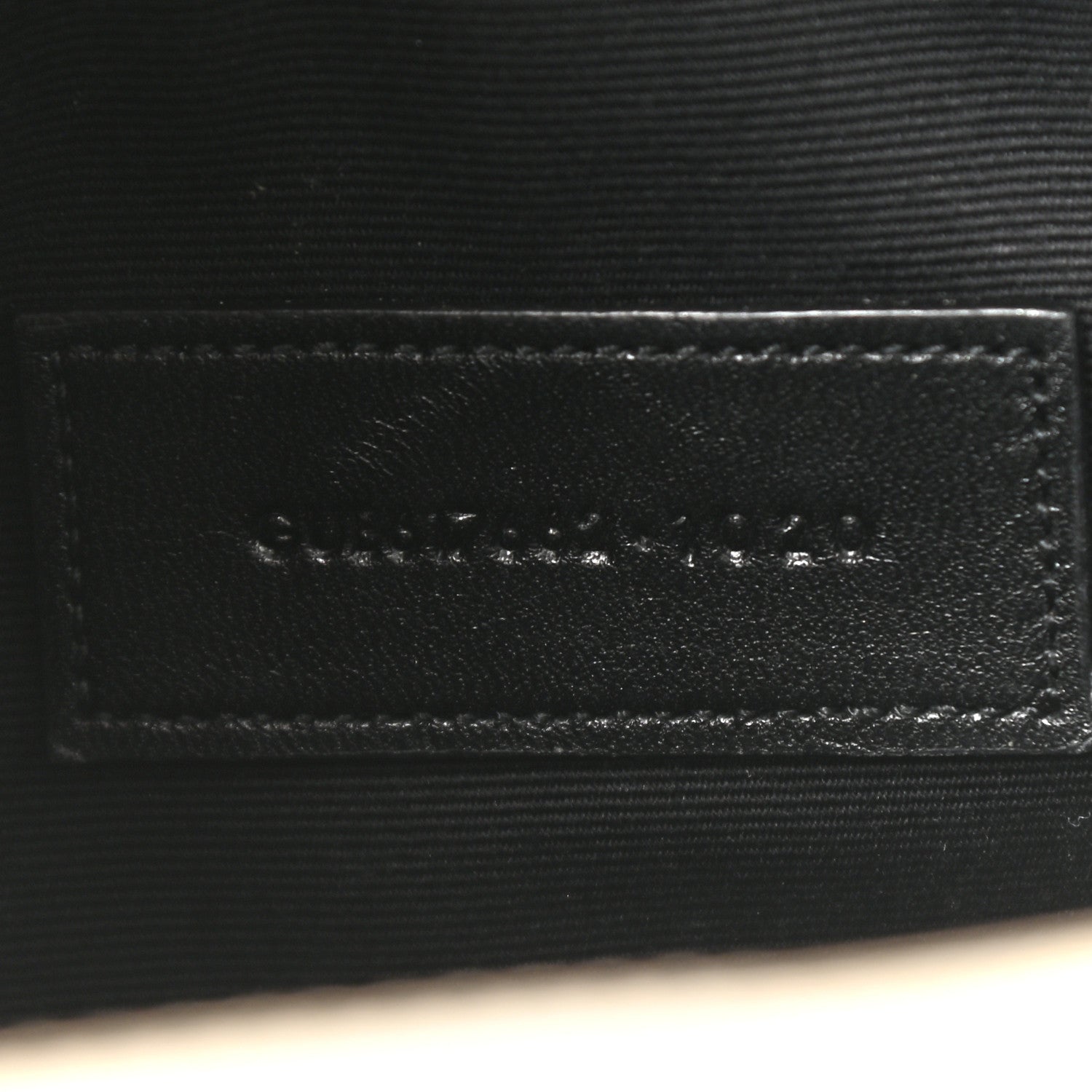 Saint Laurent Grain De Poudre Matelasse Chevron Monogram Envelope Clutch Crema Soft 6 of 8