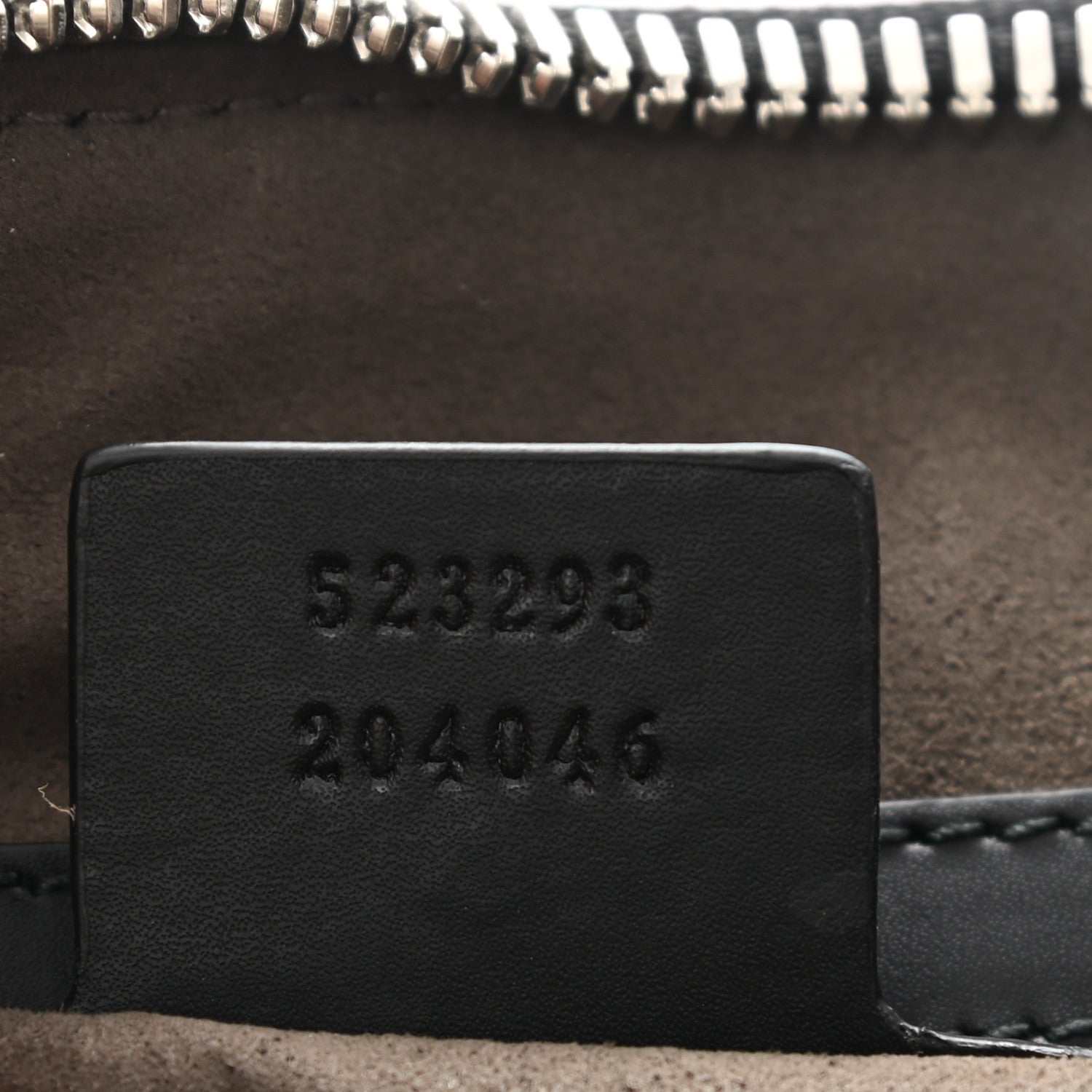 Gucci GG Supreme Monogram Mens Wristlet Black 7 of 7