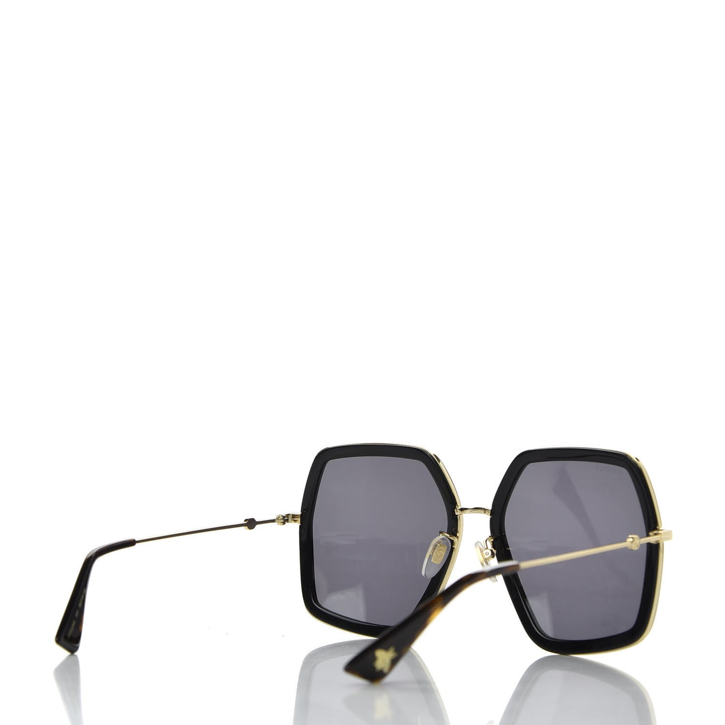 Acetate Oversize Square Frame GG0106S Sunglasses Black