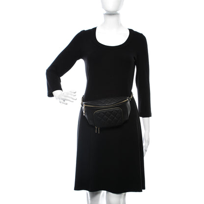 Chanel Caviar Quilted Business Affinity Waist Belt Bag Black 3 of 9