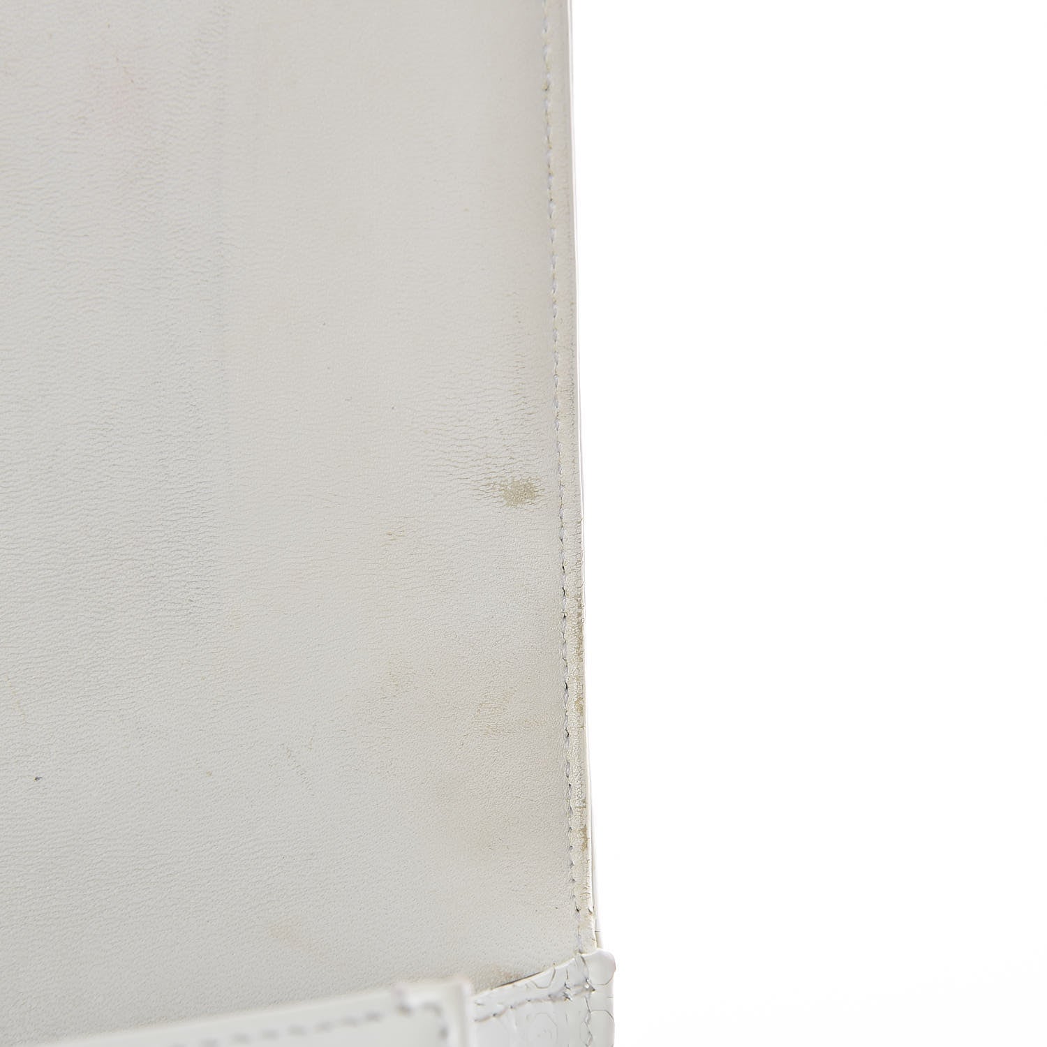 Christian Dior Patent Micro-Cannage Small Diorama Flap Bag White 11 of 17
