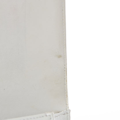 Christian Dior Patent Micro-Cannage Small Diorama Flap Bag White 11 of 17